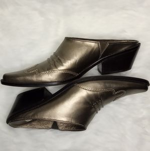 Matisse Gold Bronze Western Mule 8.5